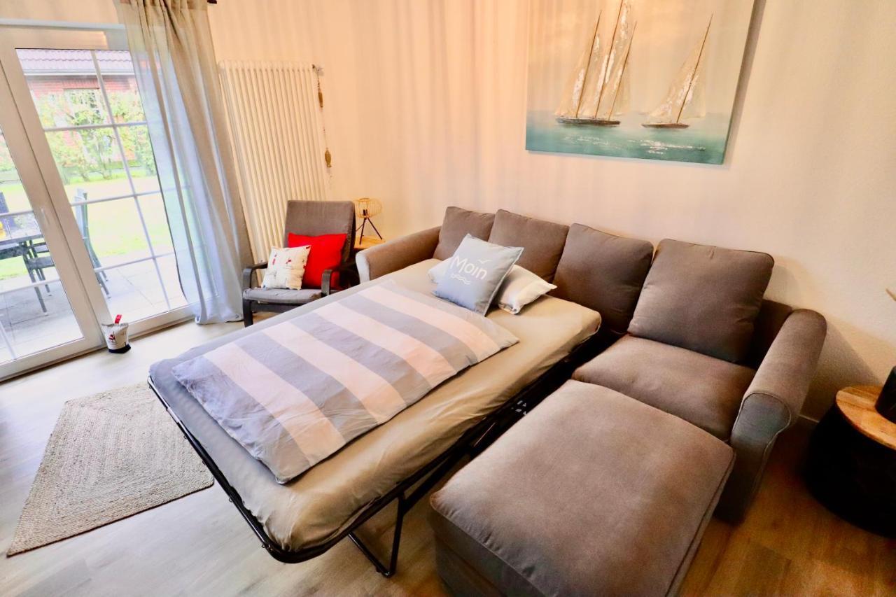 Nessmersiel, Renovierte Erdgeschosswohnung Mit Garten In Deichnaehe, Wallbox, Bettwaesche Inklusive ภายนอก รูปภาพ